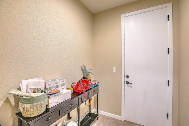 2350 Sandra Loop NE, Rio Rancho, NM 87144 - doorway to outside with light tile patterned floors and baseboards