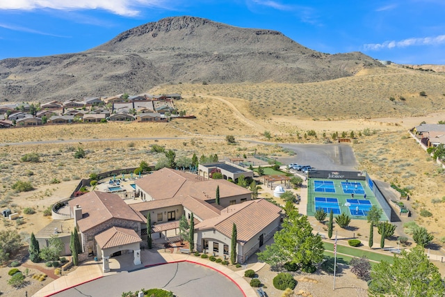 4281 Palo Verde Ct, Los Lunas, NM 87031 - drone / aerial view of mountains and a desert landscape