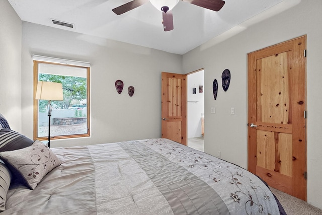 317 Plaza Muchomas, Bernalillo, NM 87004 - carpeted bedroom with ceiling fan