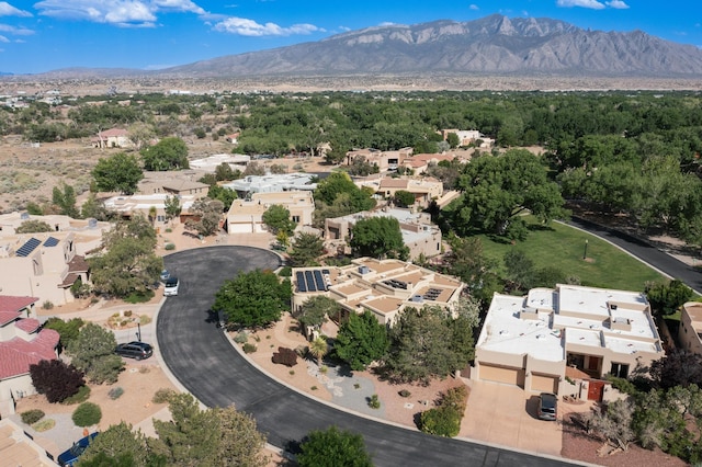 317 Plaza Muchomas, Bernalillo, NM 87004 - aerial view of residential area featuring a mountainous background