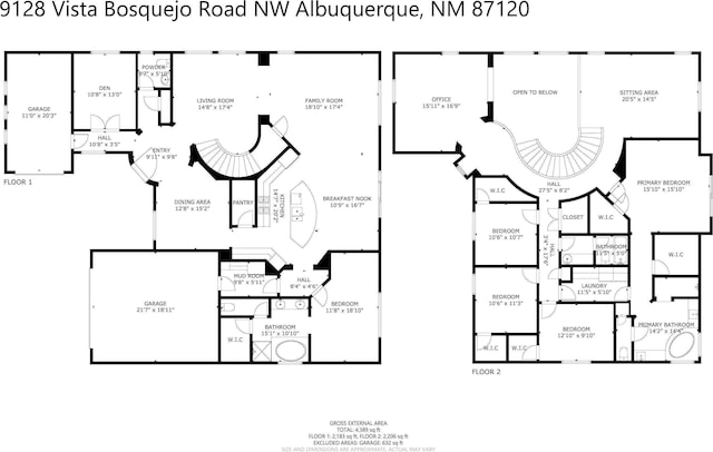 9128 Vista Bosquejo Rd NW, Albuquerque, NM 87120 - view of room layout