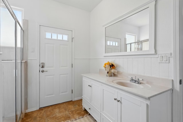 2061 Blaylock Ln NE, Los Lunas, NM 87031 - full bath with vanity and a shower stall