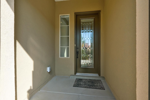 843 Mesa Roja Trl NE, Rio Rancho, NM 87124 - property entrance featuring stucco siding