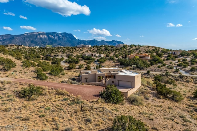 25 Camino Manzano, Placitas, NM 87043 - view of mountain backdrop featuring a desert landscape and rural landscape