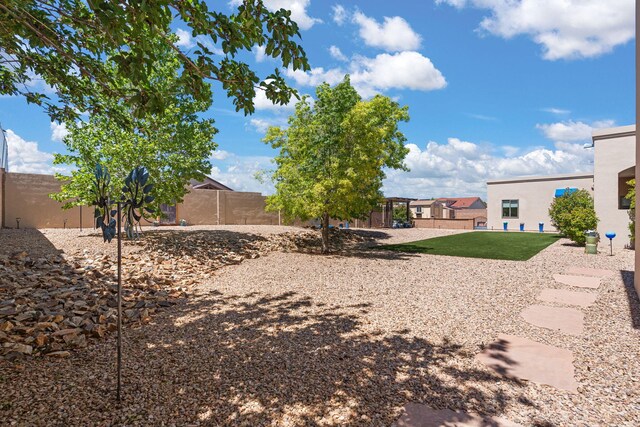 2633 Globe Ct NE, Rio Rancho, NM 87124 - view of fenced backyard