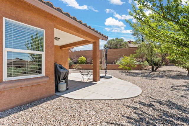 429 Paseo Vista Loop NE, Rio Rancho, NM 87124 - view of patio / terrace with a grill