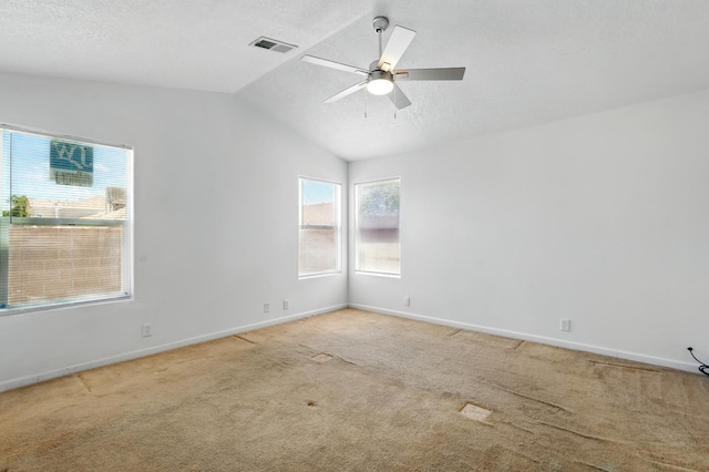 5940 Night Rose Ave NW, Albuquerque, NM 87114 - carpeted empty room with plenty of natural light, baseboards, lofted ceiling, and ceiling fan
