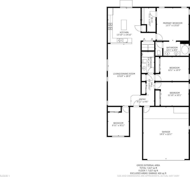 5940 Night Rose Ave NW, Albuquerque, NM 87114 - floor plan / room layout