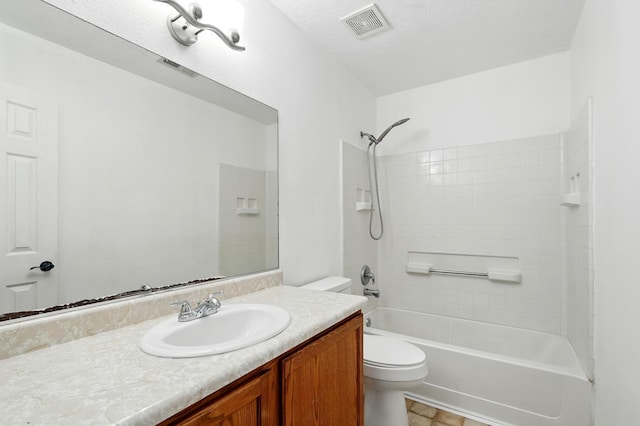 5940 Night Rose Ave NW, Albuquerque, NM 87114 - full bath with toilet, vanity, bathing tub / shower combination, and tile patterned flooring