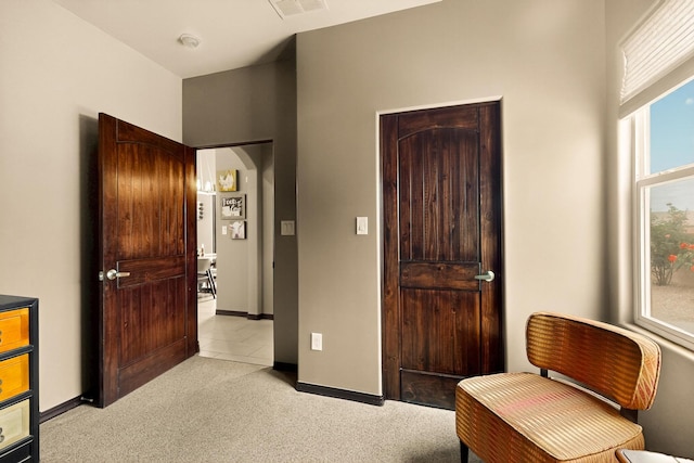 3220 Vatapa Rd NE, Rio Rancho, NM 87144 - sitting room featuring light colored carpet and baseboards