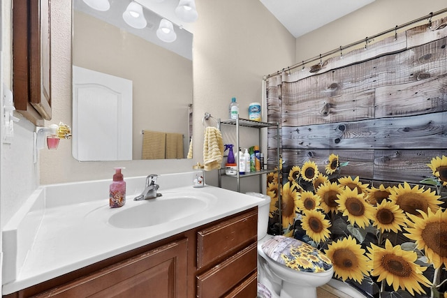 1720 Summer Breeze Dr NW, Albuquerque, NM 87120 - bathroom with vanity and curtained shower