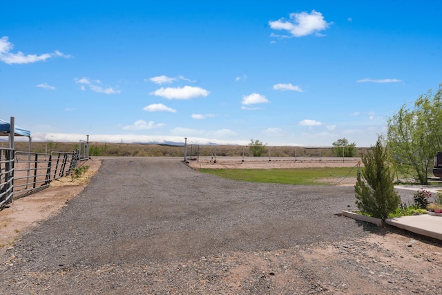 185 La Entrada Rd, Los Lunas, NM 87031 - view of dirt / gravel road featuring a view of countryside