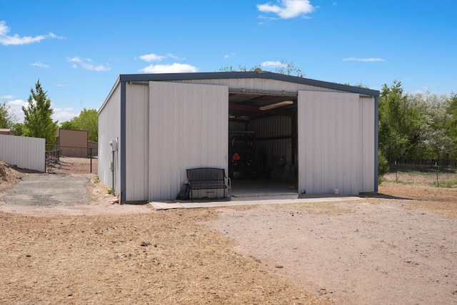 185 La Entrada Rd, Los Lunas, NM 87031 - view of pole building