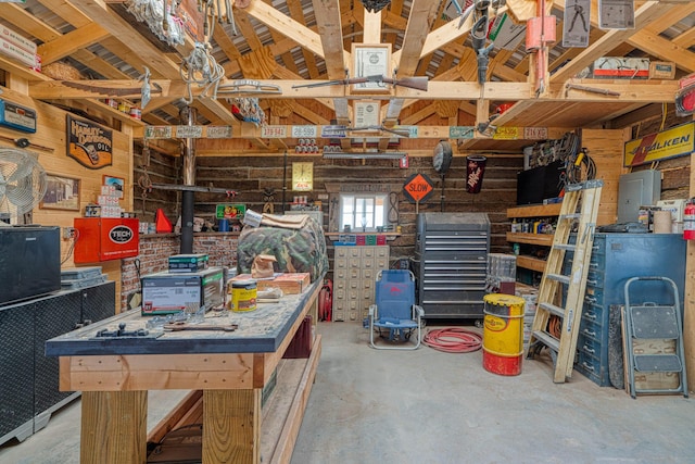 10 Berkshire Rd, Estancia, NM 87016 - misc room featuring concrete flooring