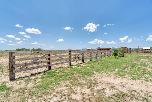 10 Berkshire Rd, Estancia, NM 87016 - view of yard featuring a view of rural / pastoral area