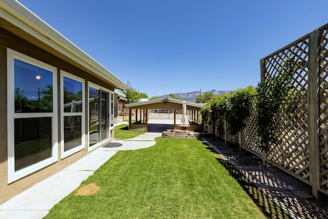 1201 Calle Placitas, Bernalillo, NM 87004 - view of yard featuring a mountain view