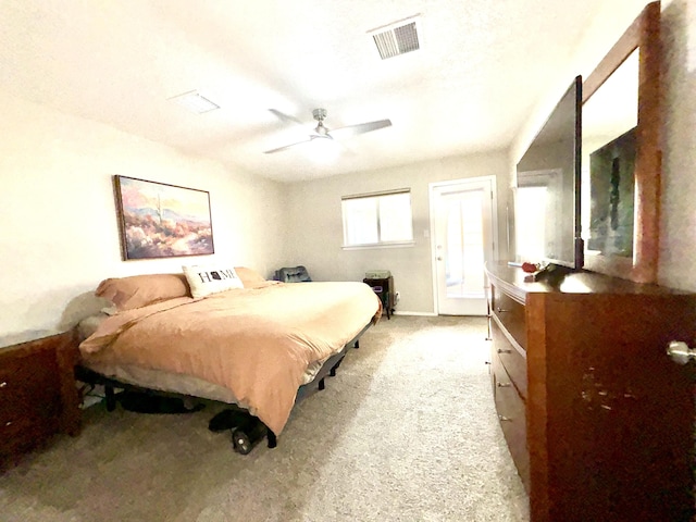 1704 Jack Nicklaus Dr, Rio Communities, NM 87002 - bedroom featuring carpet floors and ceiling fan