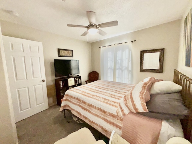 1704 Jack Nicklaus Dr, Rio Communities, NM 87002 - bedroom featuring carpet flooring and ceiling fan