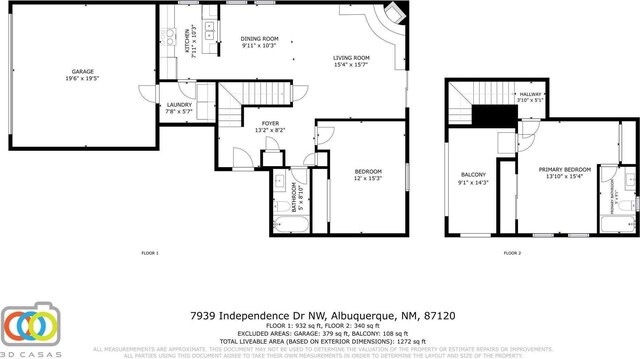 7939 Independence Dr NW, Albuquerque, NM 87120 - view of floor plan / room layout