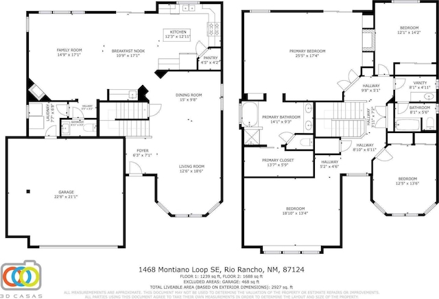 1468 Montiano Loop SE, Rio Rancho, NM 87124 - view of home floor plan