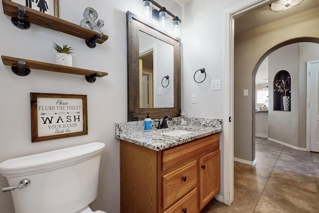 2704 Ghost Ranch St SW, Albuquerque, NM 87121 - bathroom featuring vanity and tile patterned flooring