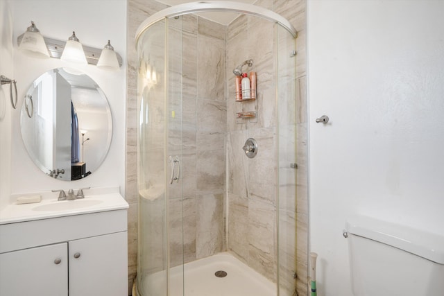9200 Lagrima De Oro Rd NE, Albuquerque, NM 87111 - full bathroom featuring vanity and a stall shower