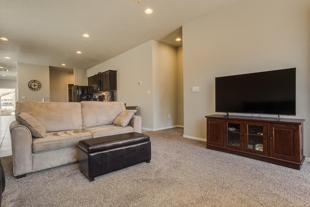 4880 Blackburn Rd, Rio Rancho, NM 87144 - living area with light carpet and recessed lighting