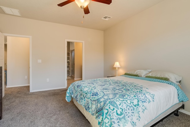 4880 Blackburn Rd, Rio Rancho, NM 87144 - bedroom featuring carpet flooring and a ceiling fan