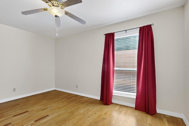 1821 Dartmouth Dr NE Unit 104, Albuquerque, NM 87106 - unfurnished room with wood finished floors and ceiling fan