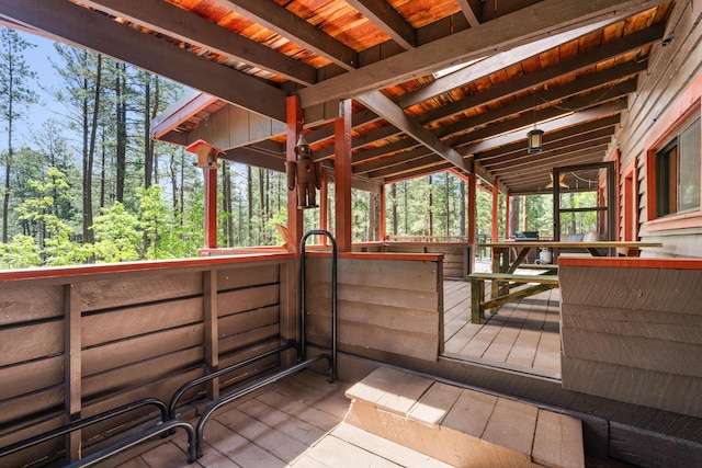 578 Horseshoe Loop, Jemez Springs, NM 87025 - view of deck