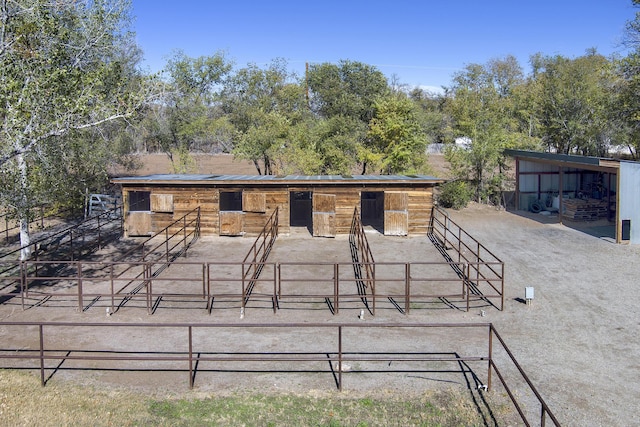 120 Espinosa Rd, Corrales, NM 87048 - back of house with an exterior structure and an outdoor structure