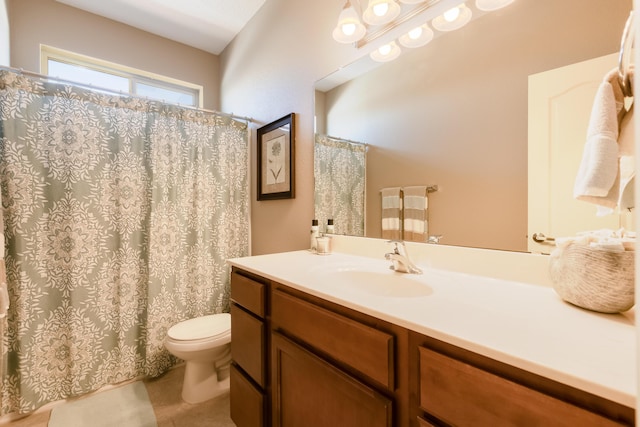 4601 Mi Cordelia Dr NW, Albuquerque, NM 87120 - bathroom featuring vanity, tile patterned flooring, and curtained shower