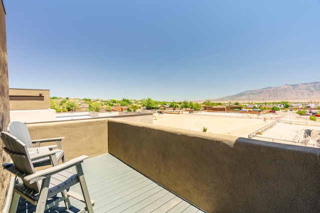 4381 Lauren Loop NE, Rio Rancho, NM 87124 - balcony featuring a mountain view
