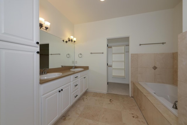 1228 Lafayette Dr NE, Albuquerque, NM 87106 - full bath with double vanity and a bath