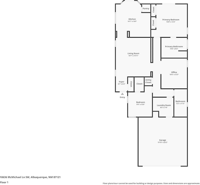 10636 Mcmichael Ln SW, Albuquerque, NM 87121 - view of home floor plan
