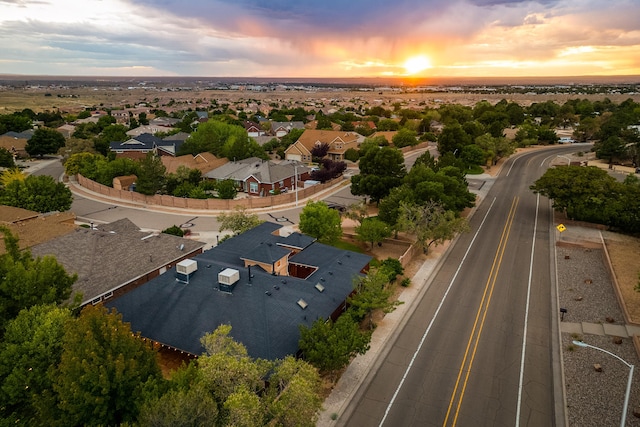 924 Seattle Slew Ave SE, Albuquerque, NM 87112 - aerial view at dusk of a residential view