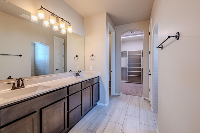 4289 Crowned Eagle Loop NE, Rio Rancho, NM 87144 - full bath with double vanity and a spacious closet