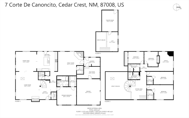 7 Corte De Canoncito, Cedar Crest, NM 87008 - view of room layout