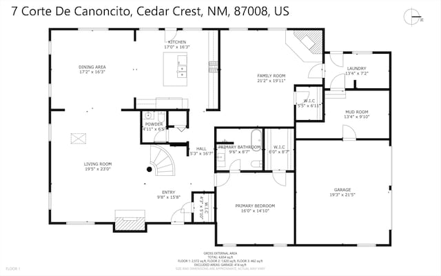 7 Corte De Canoncito, Cedar Crest, NM 87008 - view of room layout
