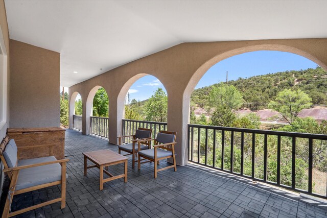 7 Corte De Canoncito, Cedar Crest, NM 87008 - view of patio / terrace