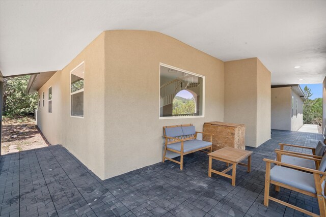 7 Corte De Canoncito, Cedar Crest, NM 87008 - view of patio