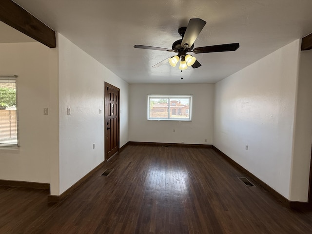 98 Rancho Pequenos Way, Albuquerque, NM 87114 - unfurnished room featuring wood finished floors, healthy amount of natural light, and ceiling fan