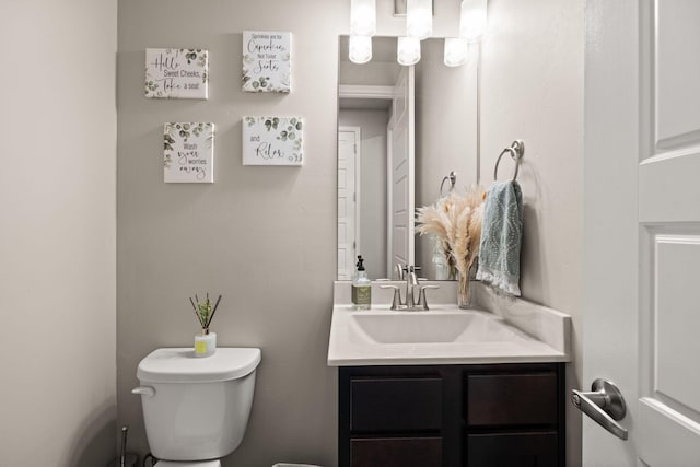 6873 Cleary Loop NE, Rio Rancho, NM 87144 - bathroom with toilet and vanity
