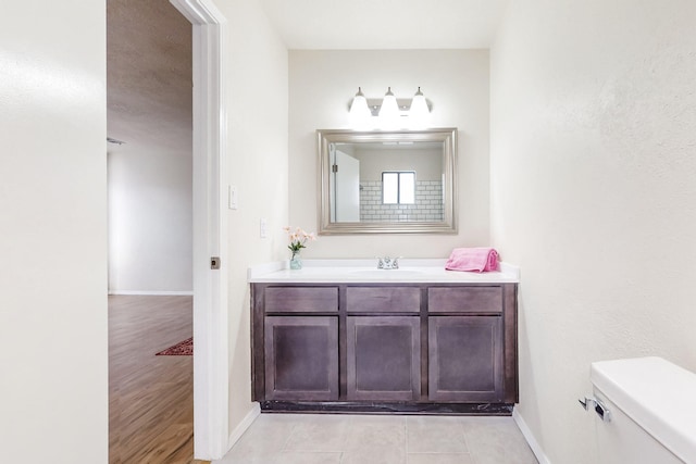 4807 Parsifal St NE, Albuquerque, NM 87111 - bathroom featuring vanity and wood finished floors