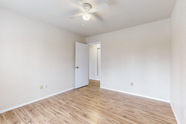 4807 Parsifal St NE, Albuquerque, NM 87111 - empty room with light wood-style flooring and ceiling fan