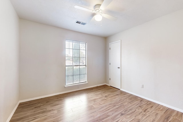 4807 Parsifal St NE, Albuquerque, NM 87111 - empty room featuring light wood-type flooring and ceiling fan