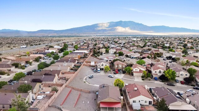 5443 Reserve Ct NE, Rio Rancho, NM 87144 - aerial view of residential area with a mountainous background