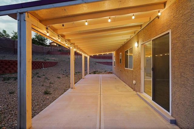 5443 Reserve Ct NE, Rio Rancho, NM 87144 - fenced backyard with a patio