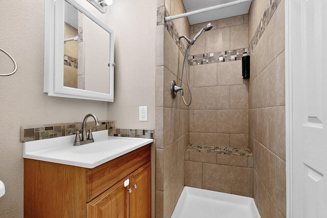 6312 Zimmerman Ave NE, Albuquerque, NM 87110 - bathroom featuring vanity and a tile shower