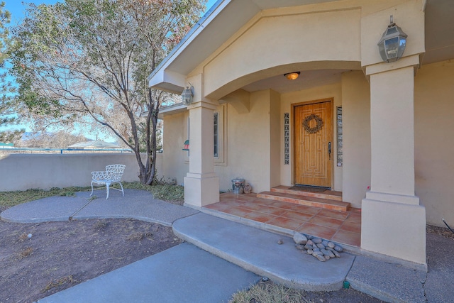 400 Paseo Del Bosque NW, Albuquerque, NM 87114 - view of exterior entry featuring stucco siding